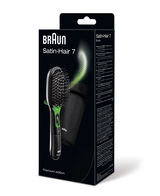 Satin Hair Brush Iontec 730 with travel case